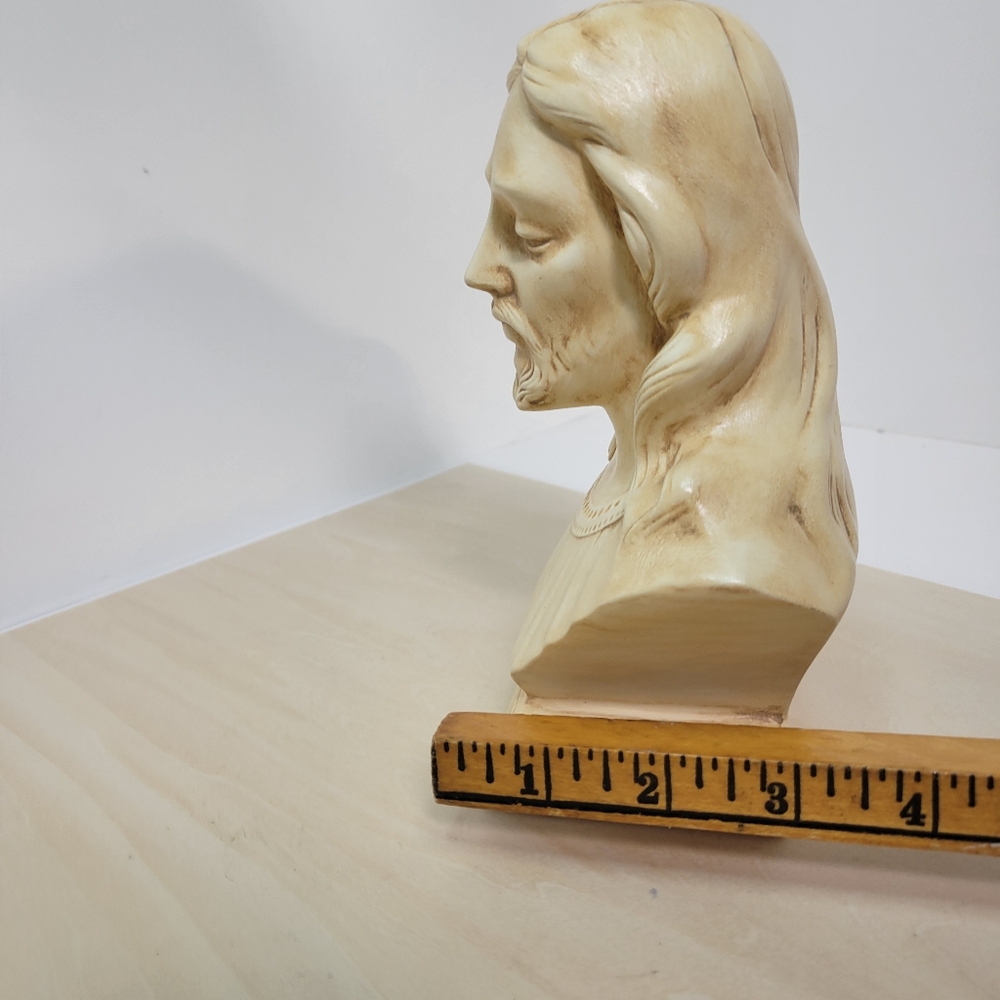 Holland Mold Jesus Bust Statue Religious‎ Figure Home Decor - Picture 9 of 9